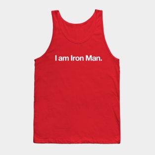 I am Iron Man Tank Top